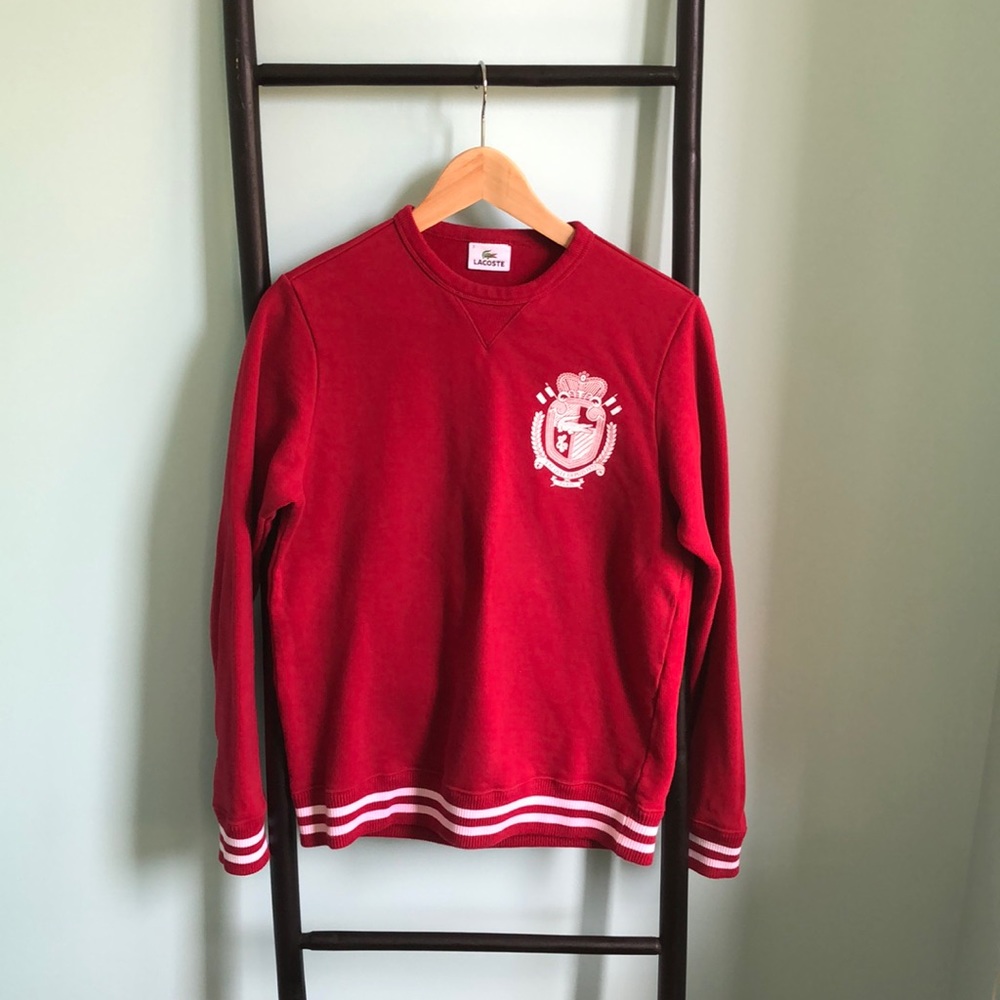 Vintage thick Lacoste cotton sweater crewneck